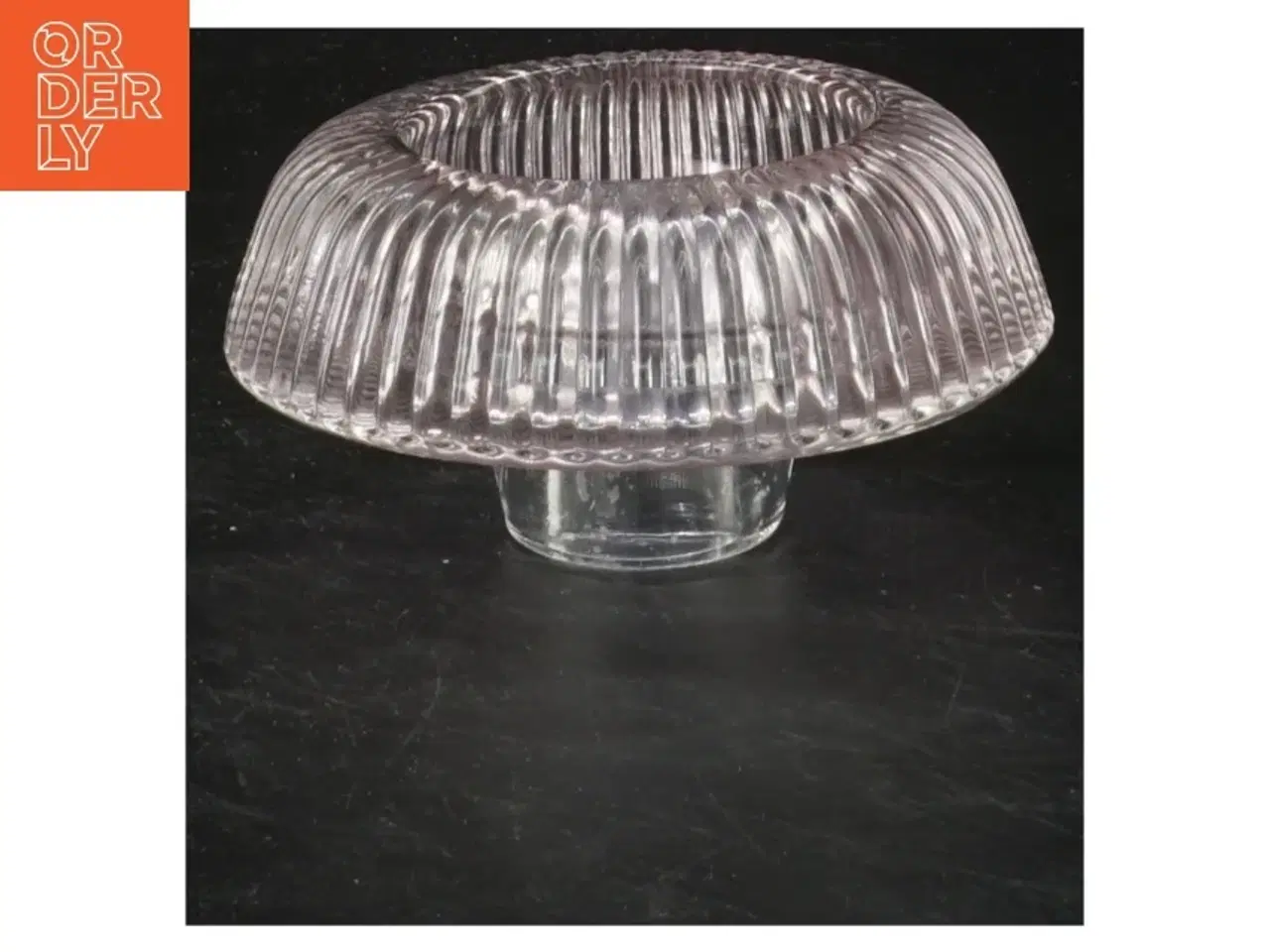 Billede 1 - Glas lysestage (str. 5x10 cm)