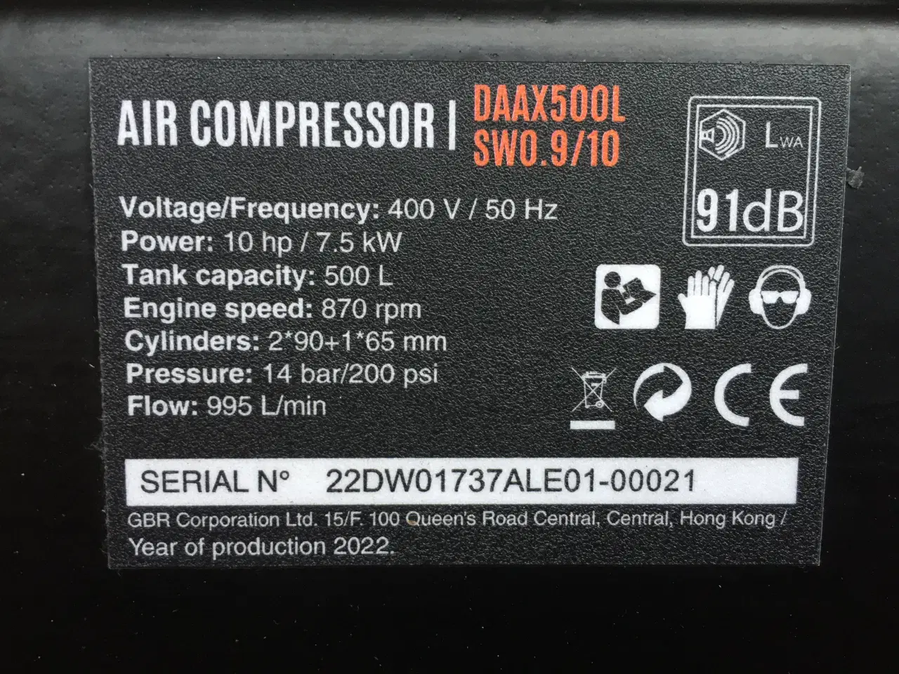 Billede 4 - Kompressor 14 bar og 995 l/min
