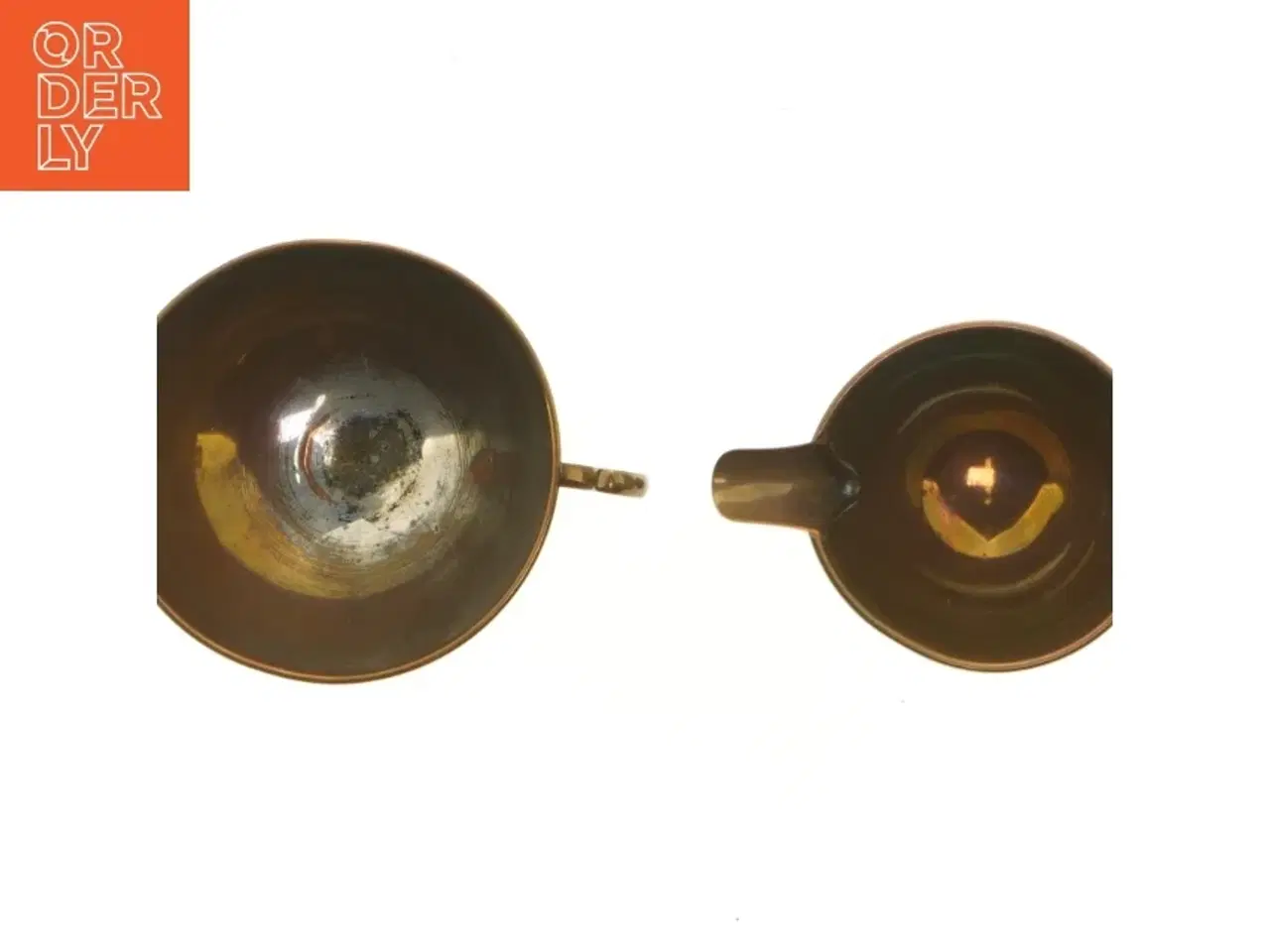 Billede 6 - Sæt med skål og kande i bronze (str. 8 cm)