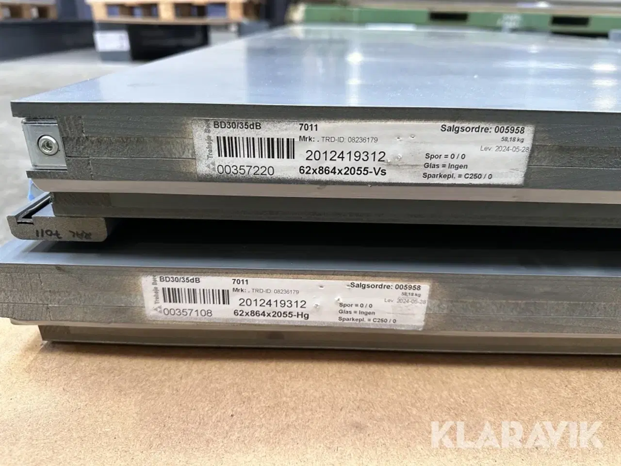 Billede 9 - Dobbel Branddør Trehøje BD30