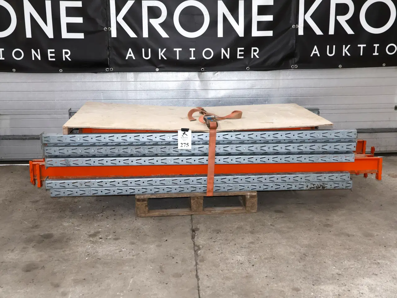 Billede 1 - Pallereol m/7 stk gavle