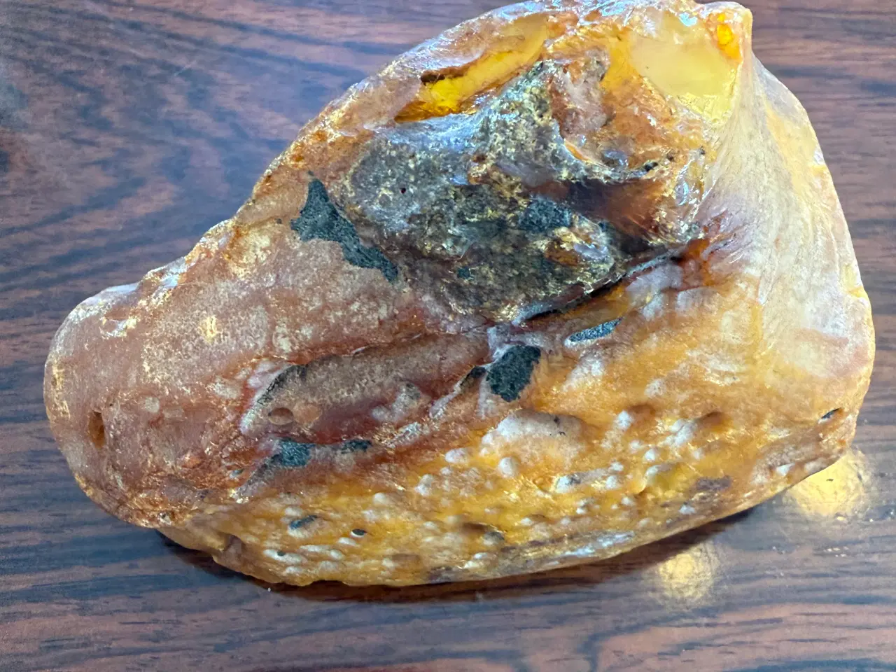 Billede 4 - Kæmpe stykke Baltisk Rav (284g) – Vintage, certifi