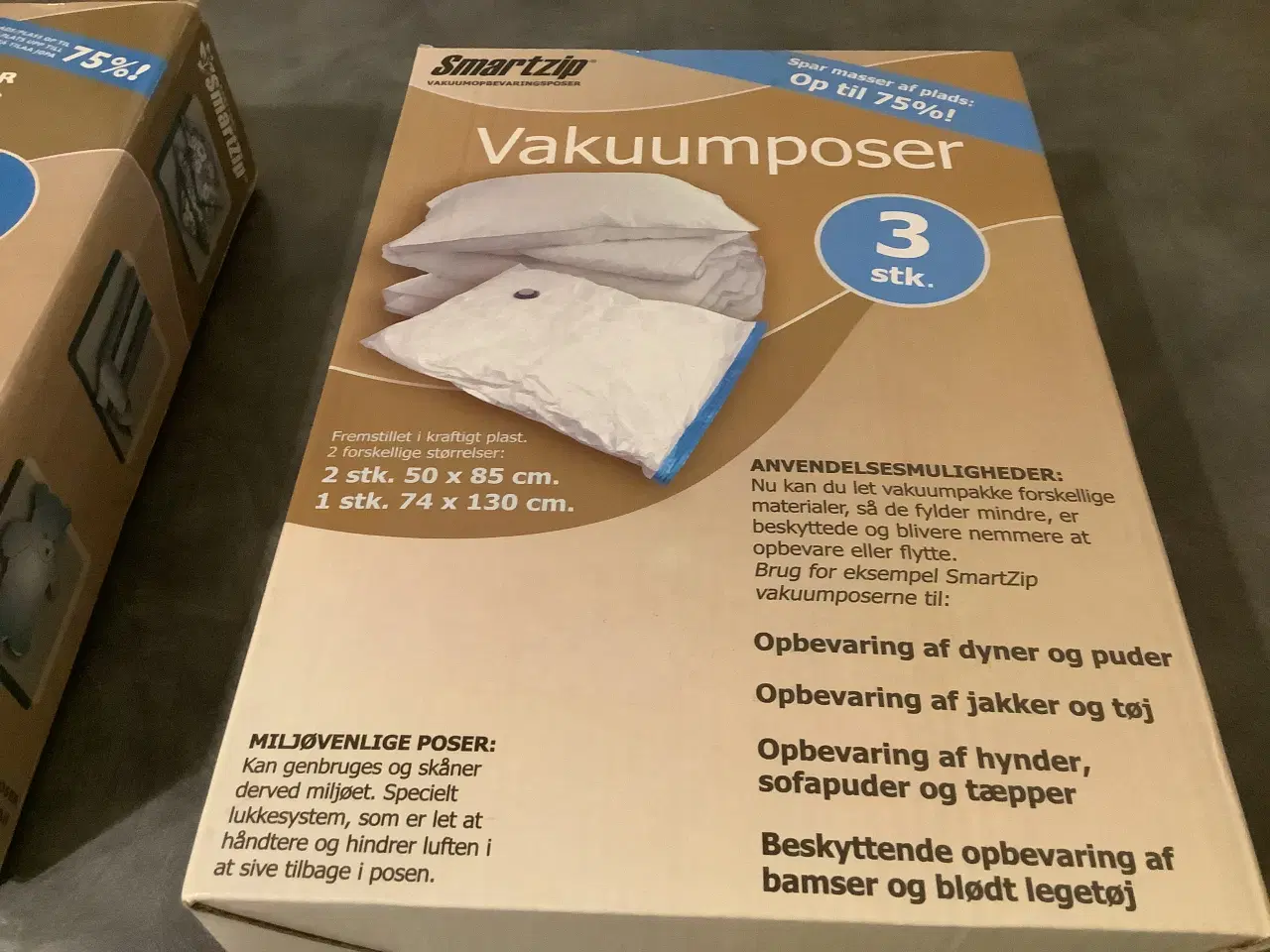 Billede 2 - 2 æsker med vakuumposer med 3 i hver