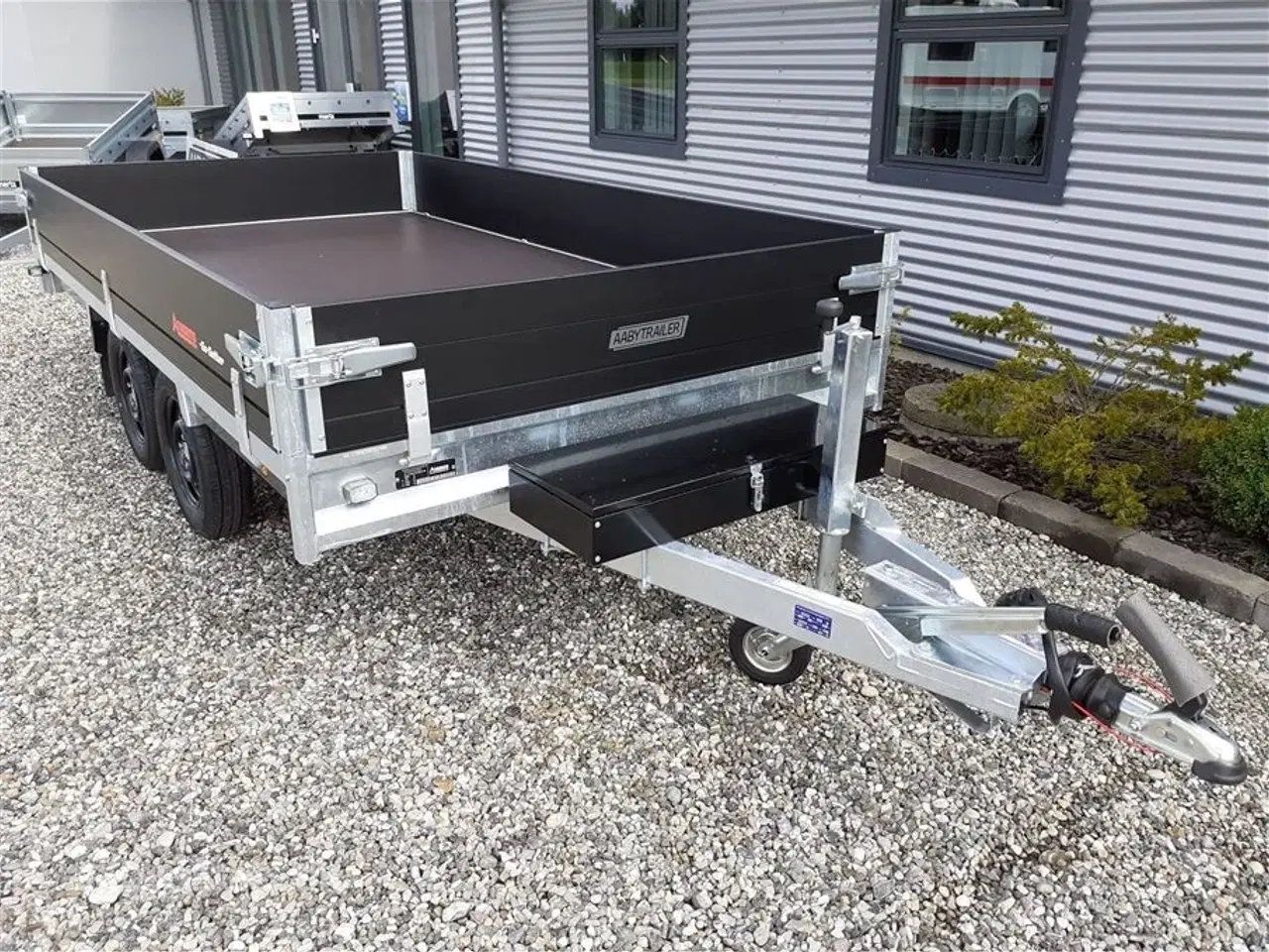 Billede 4 - 0 - Anssems PSX-S 2000-325 GO GETTER   markedets Fedeste trailer med aluminiums sider i matsort.