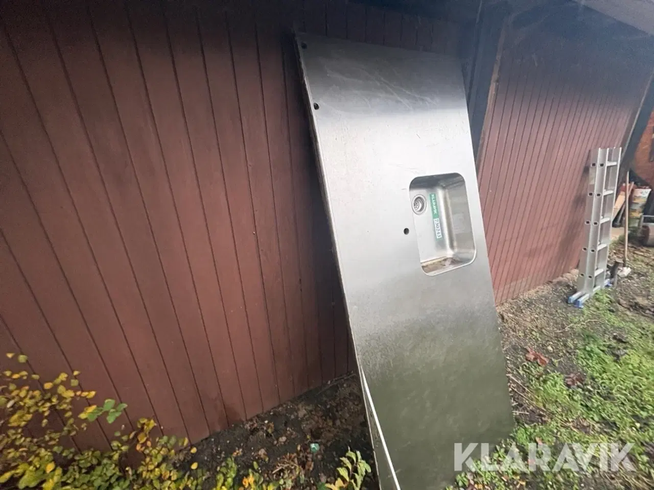 Billede 3 - Stålbordplade med vask