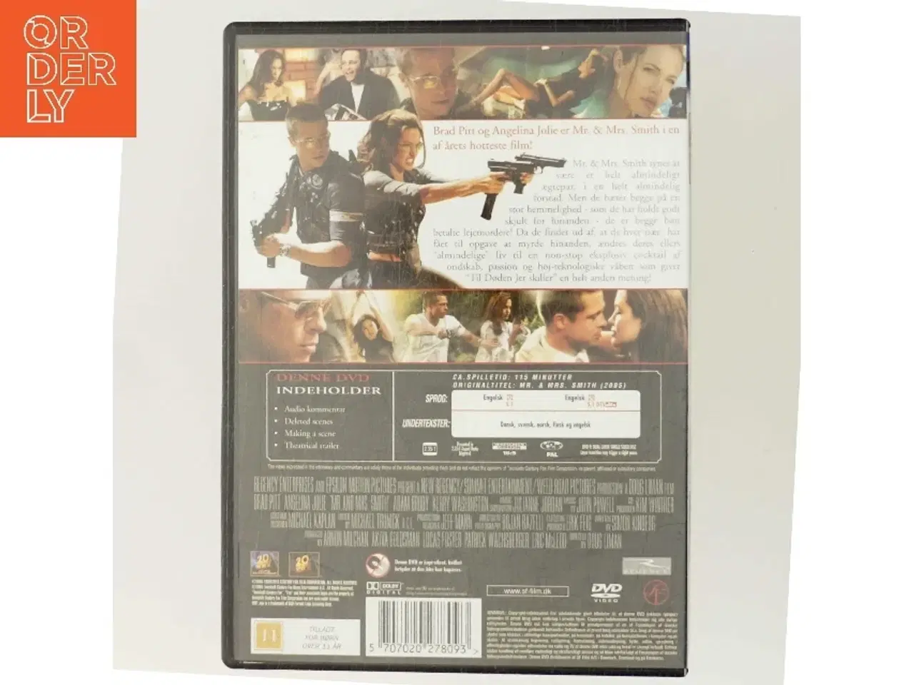 Billede 3 - Mr. & Mrs. Smith med Brad Pitt (DVD)