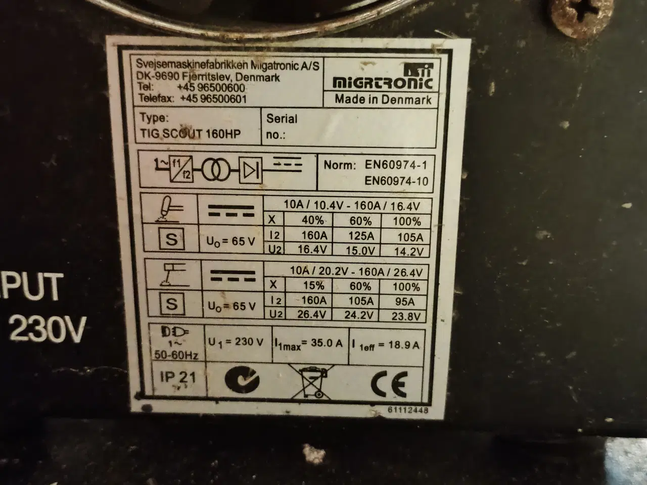 Billede 3 - Migatronic 220 v 160amp 