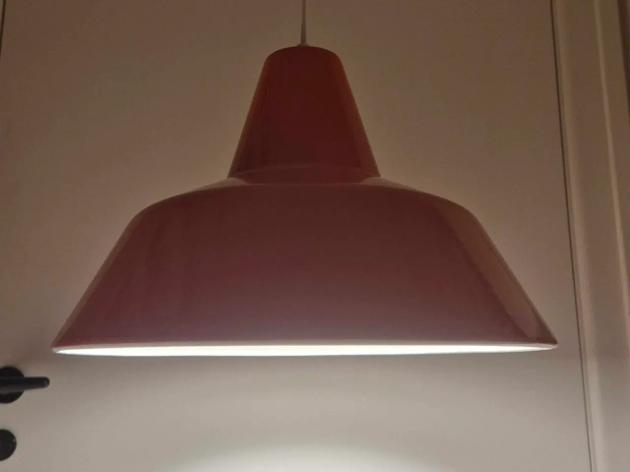 Billede 5 - Smukke værkstedspendler i rødorange emalje