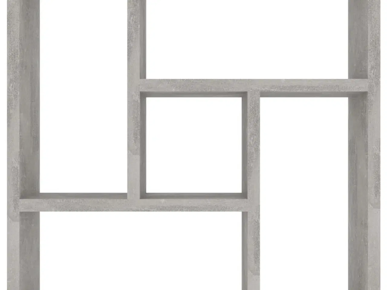 Billede 4 - Væghylde 45,1x16x45,1 cm konstrueret træ betongrå
