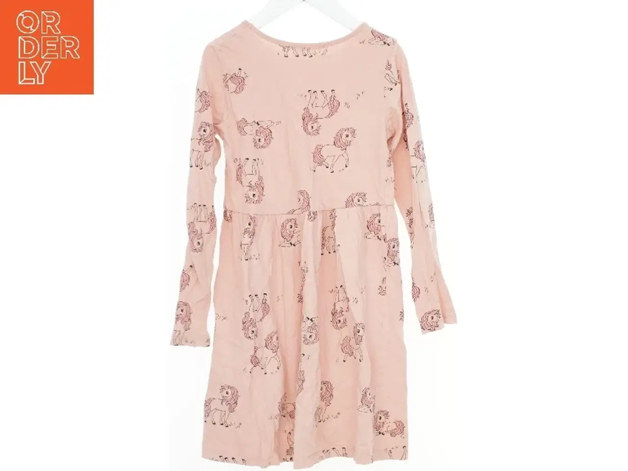 Billede 2 - Langærmet kjole med hesteprint fra H&M (str. 140)