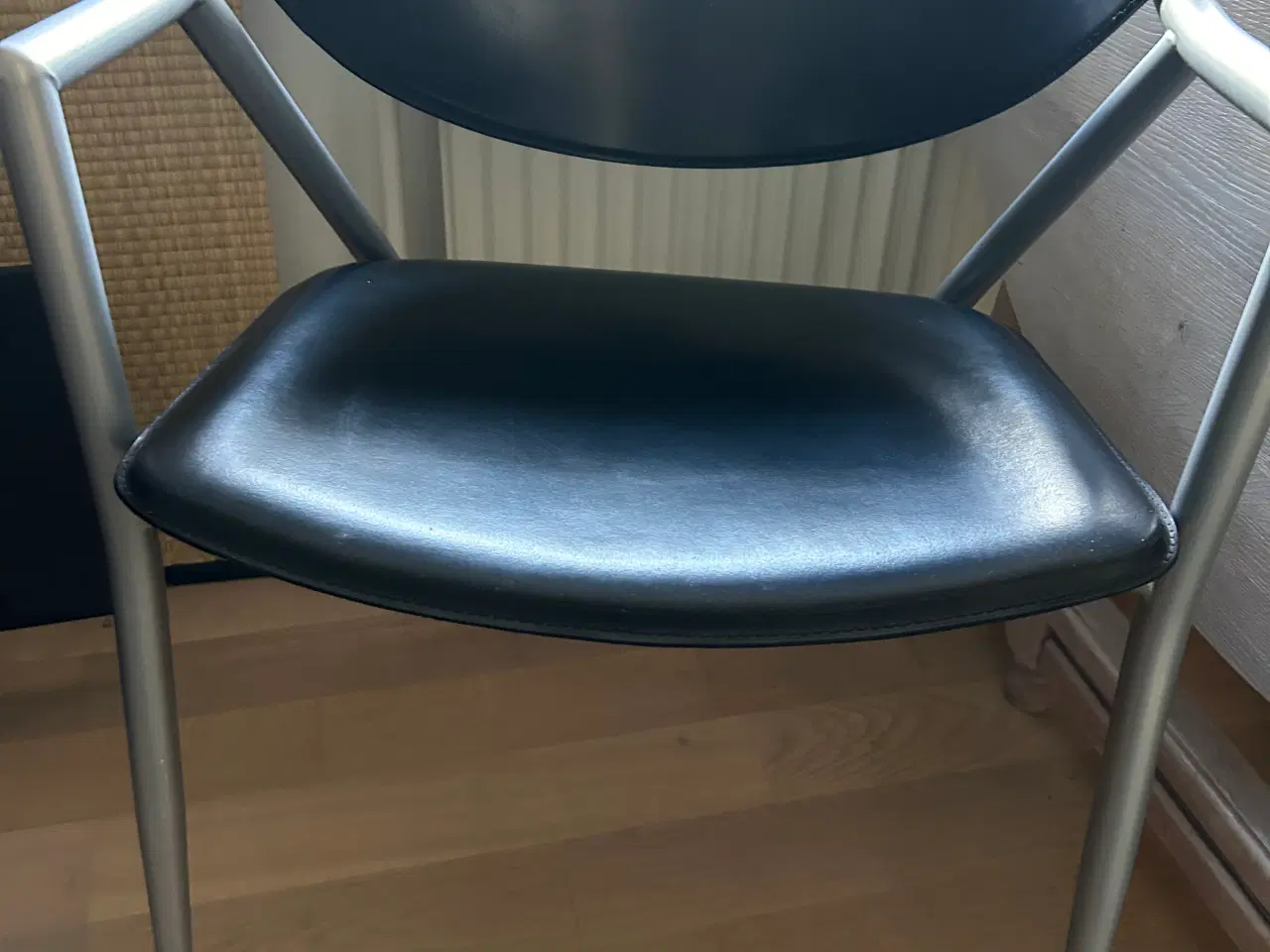 Billede 2 - Spisebordsstole i læder