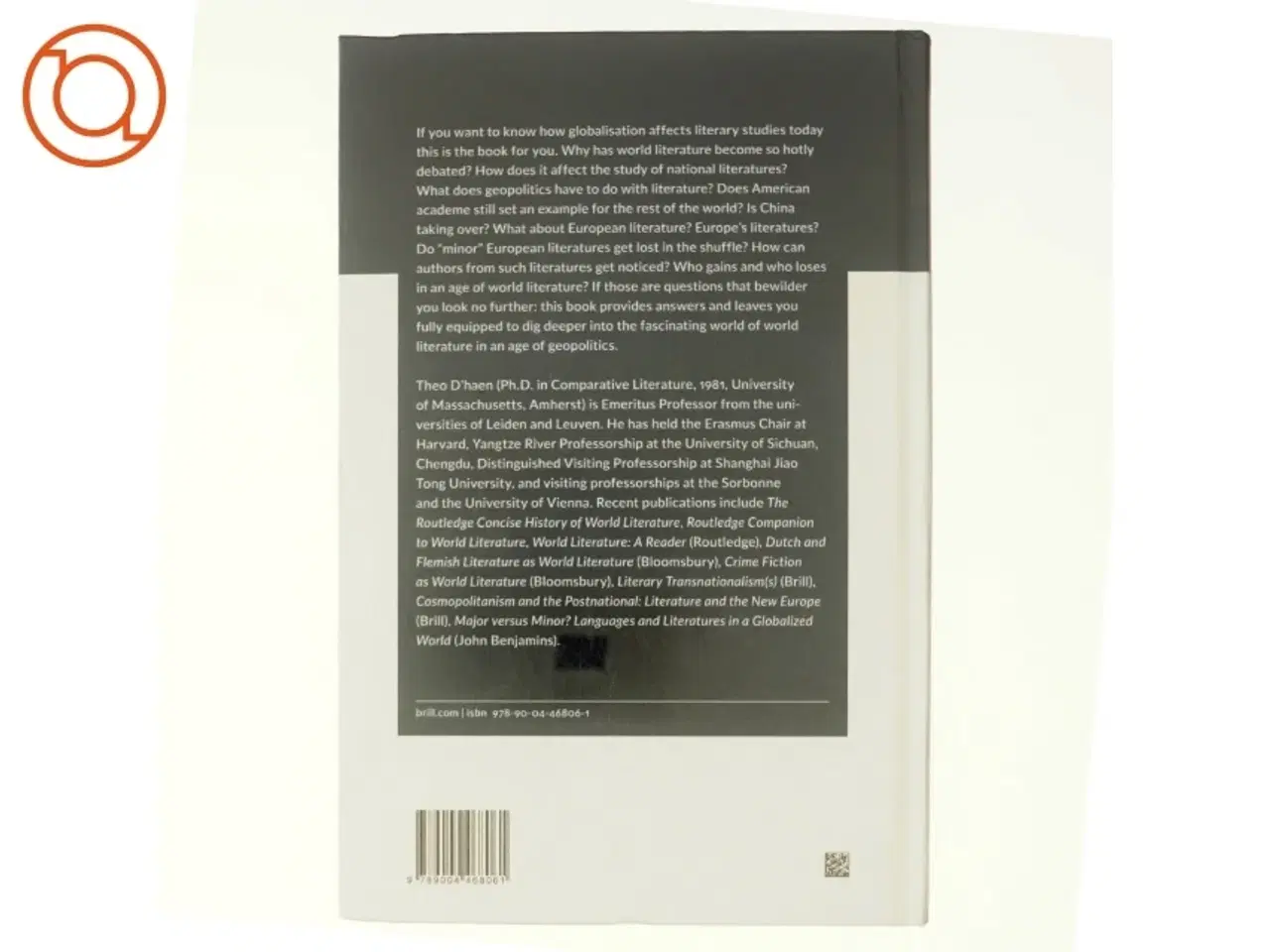 Billede 3 - World Literature in an Age of Geopolitics af Theo d&#39; Haen (Bog)
