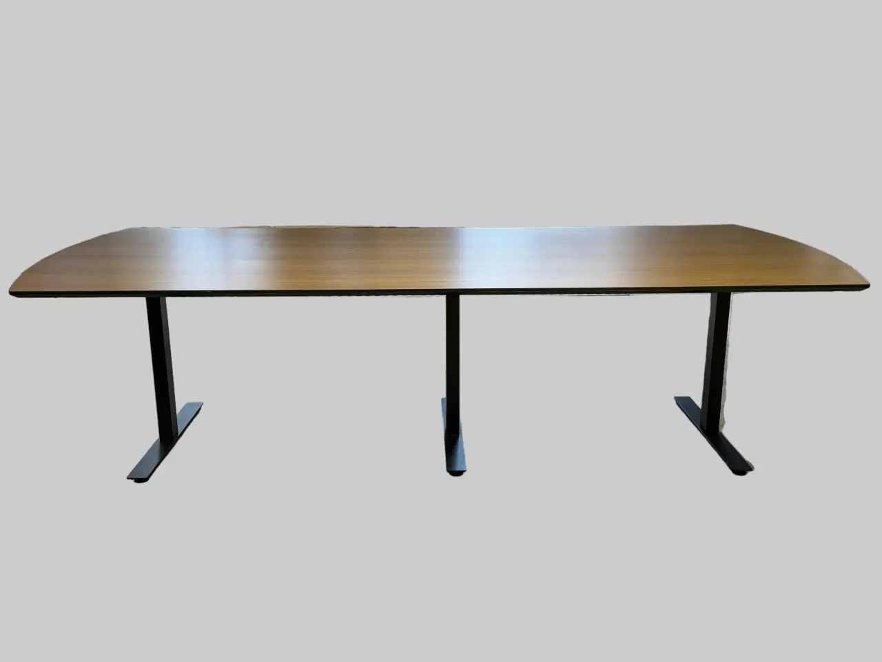 Billede 3 - Dencon Delta Bord – Natur/Sort Stel 280x120x74 cm