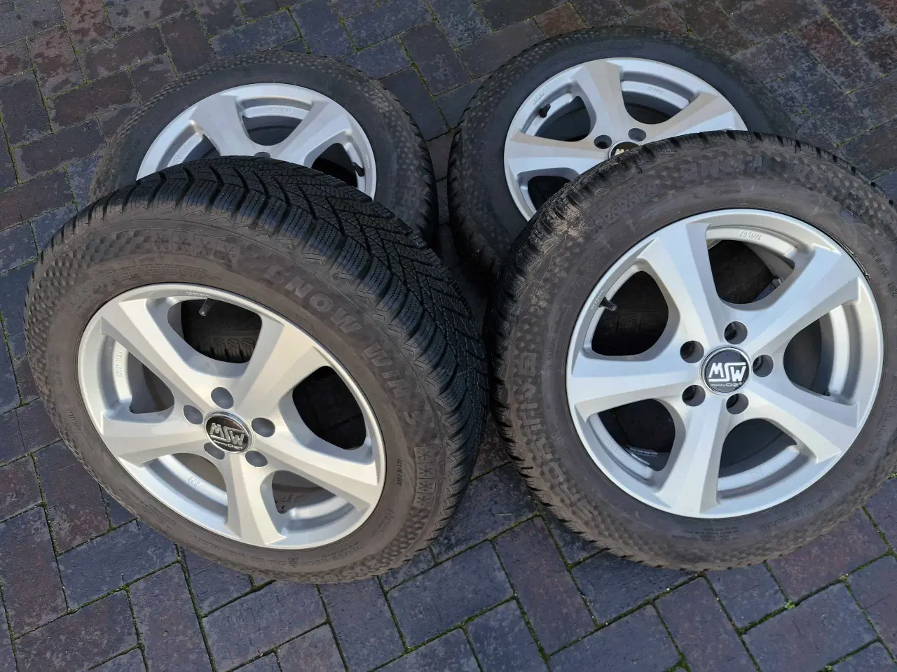 Billede 1 - 16" MSW 5x108 alufælge 