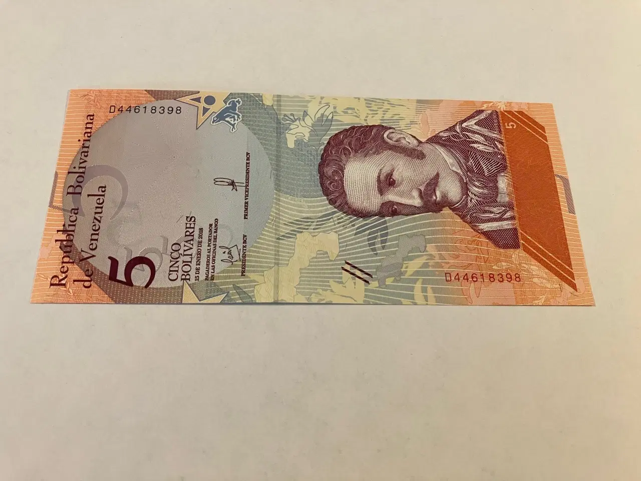 Billede 2 - 5 Bolivares Venezuela
