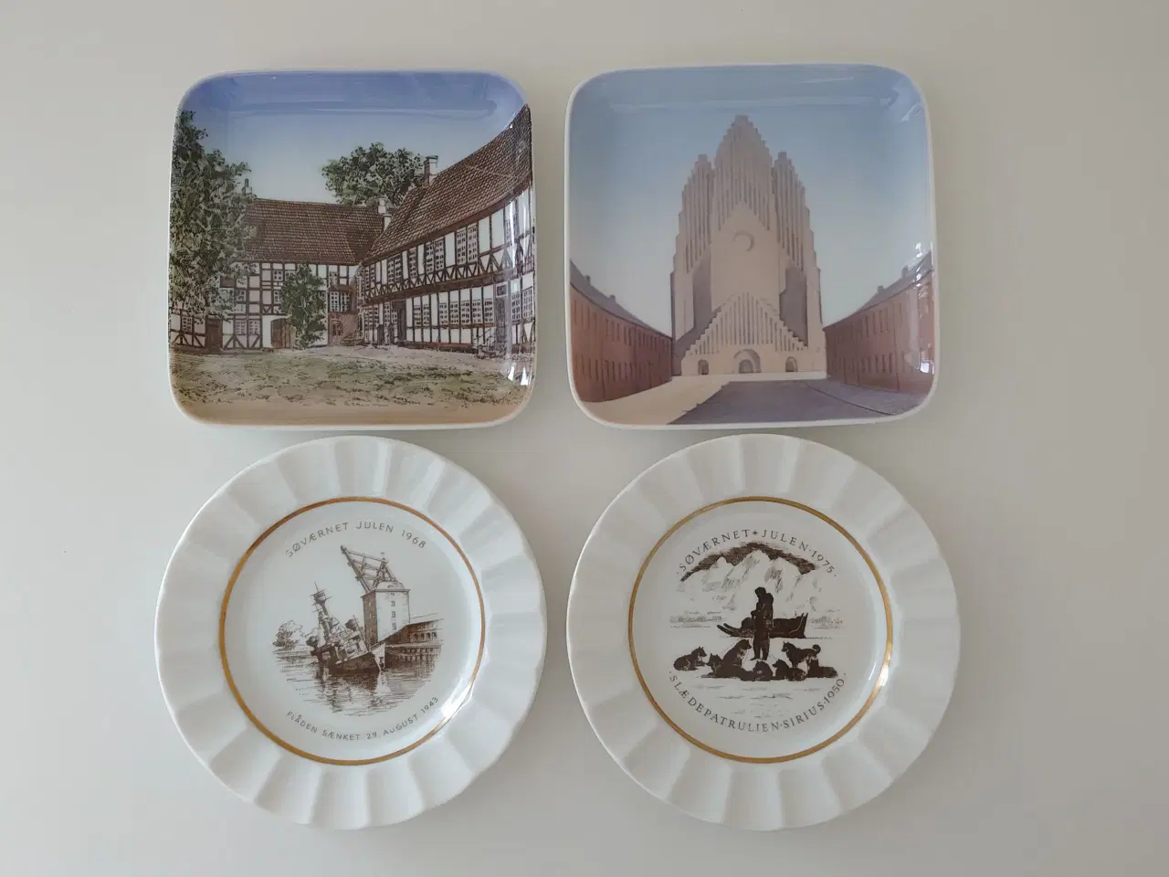 Billede 1 - 4 Bing og Grøndahl/ Royal Cop. askeskåle/platter.