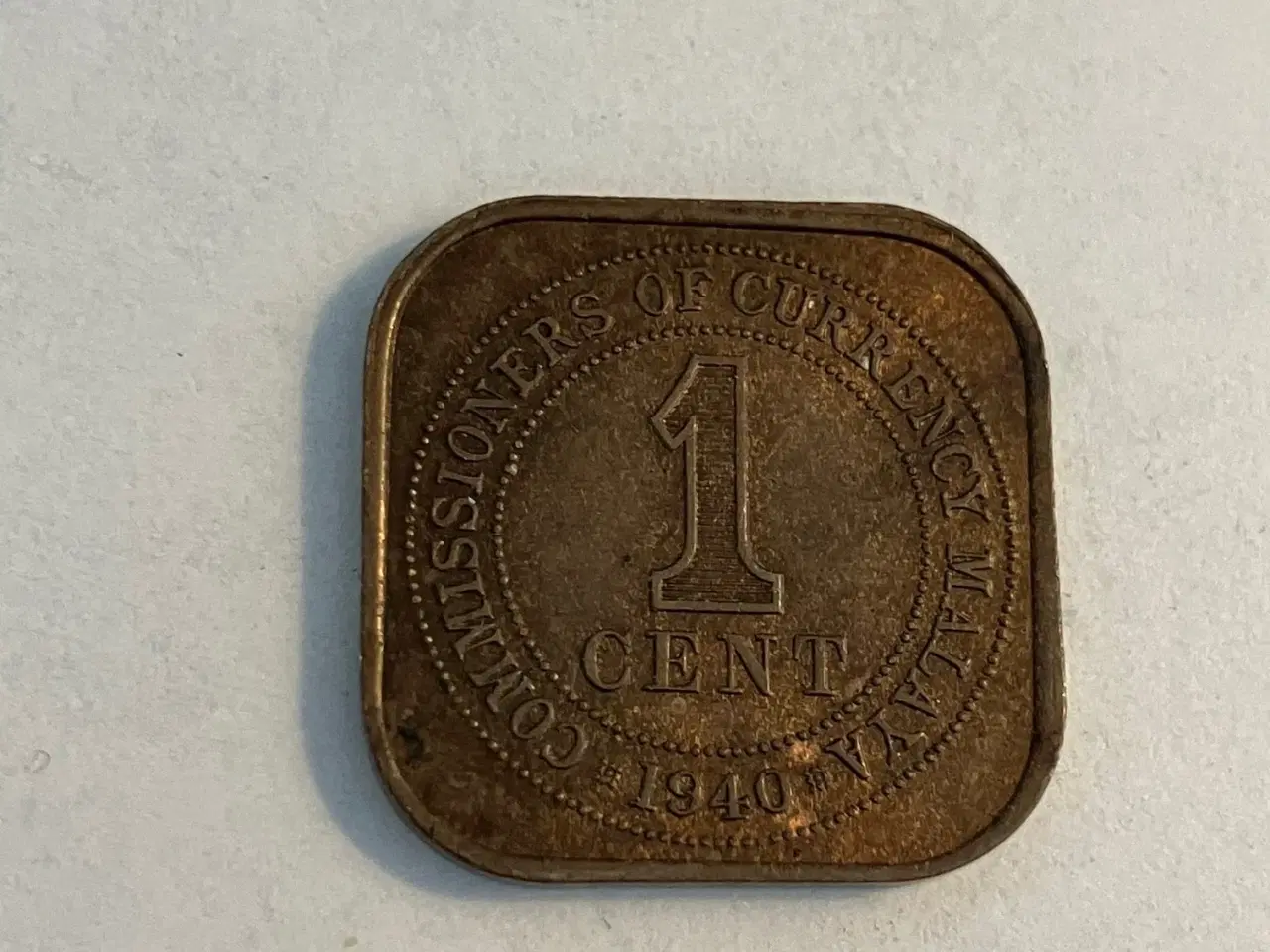 Billede 1 - 1 Cent 1940 Straits Settlements