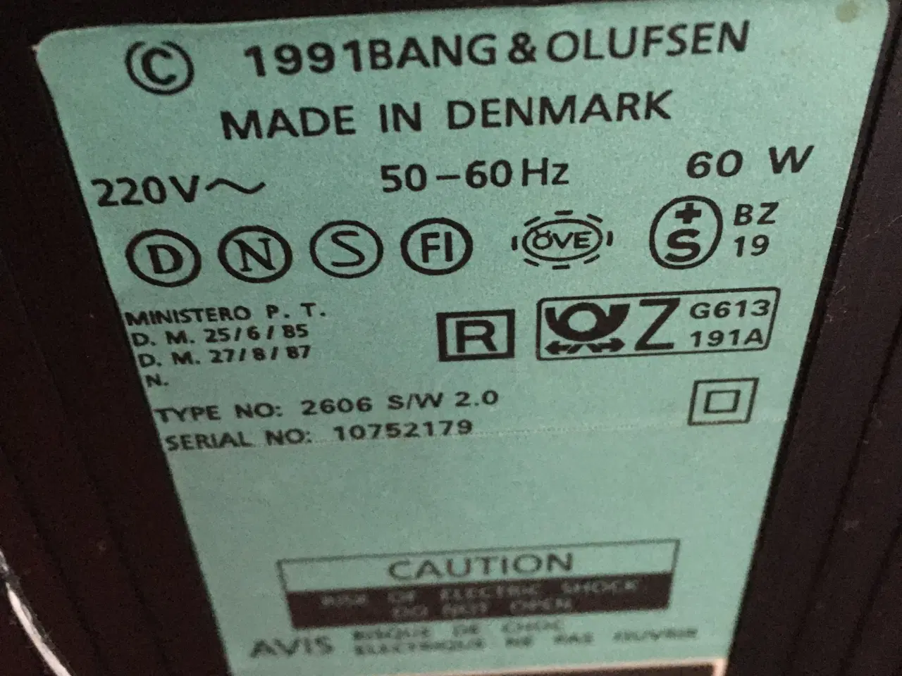Billede 2 - B og O med berøring.