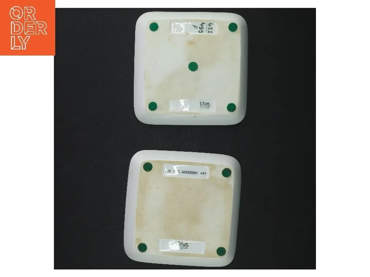 Billede 4 - Porcelænstallerkner med vintermotiv fra B&G (str. 12,5 cm)