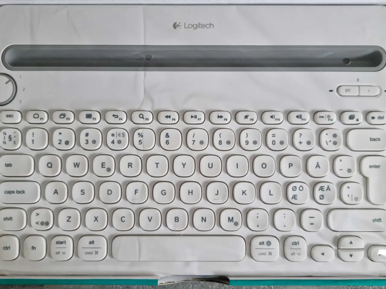 Billede 2 - Logitech multi Device tastatur K480 nordic