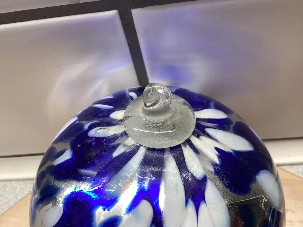 Billede 6 - Stor glas kugle/ julekugle