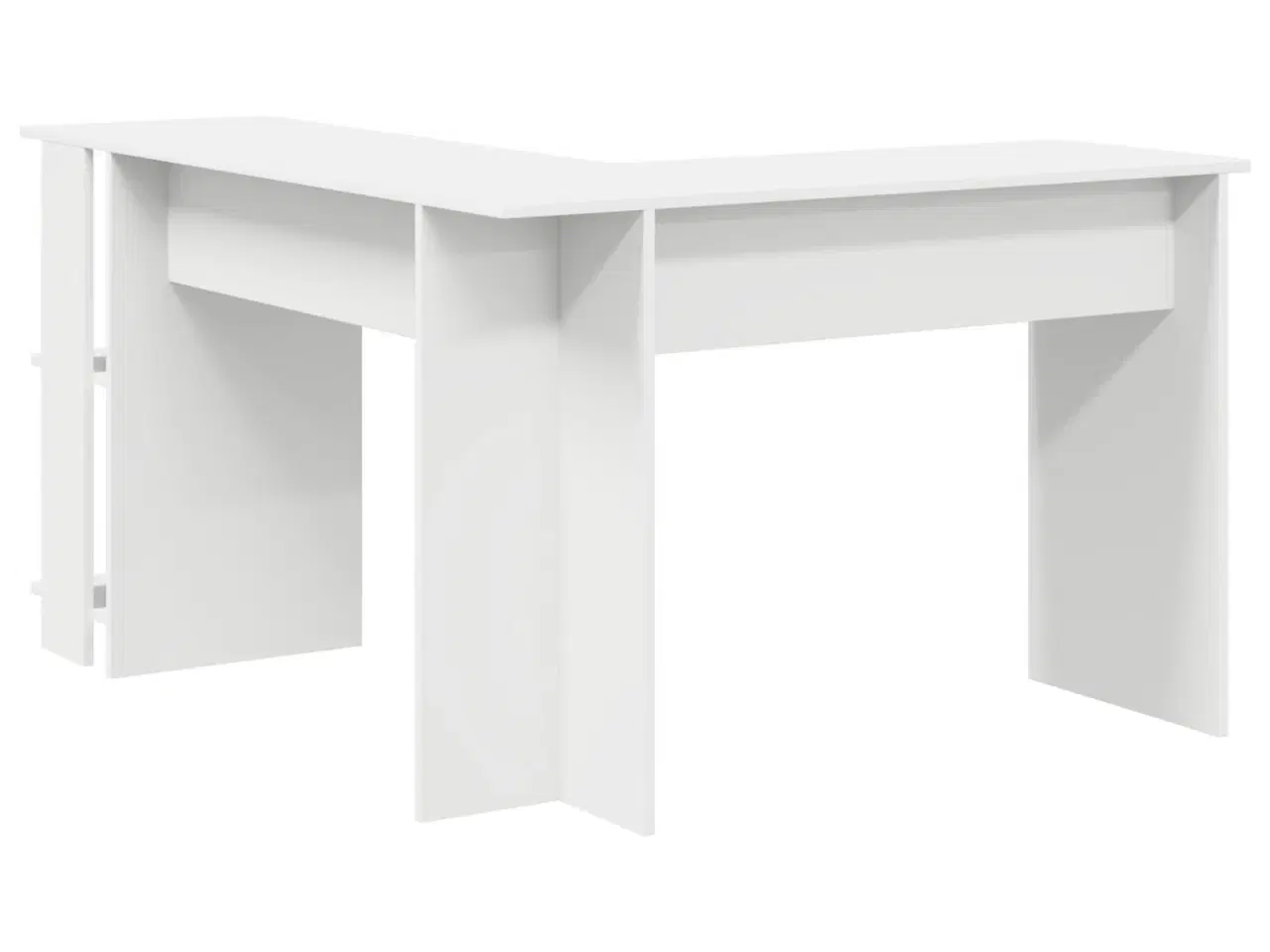Billede 4 - Hjørneskrivebord med opbevaring Hvid 140 x 113,5 x 75 cm
