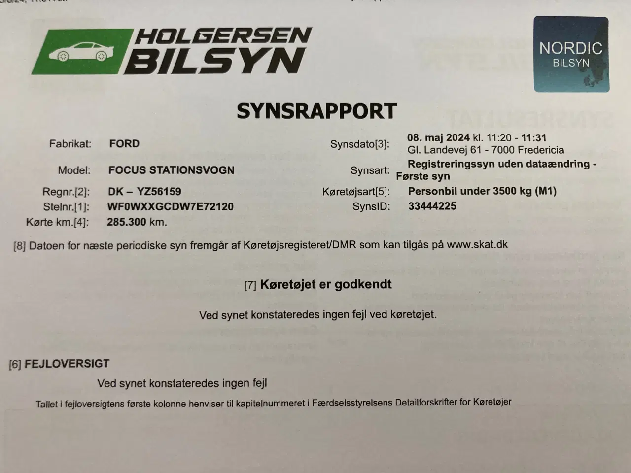 Billede 16 - Ford Focus Nysyn Meget pæn.