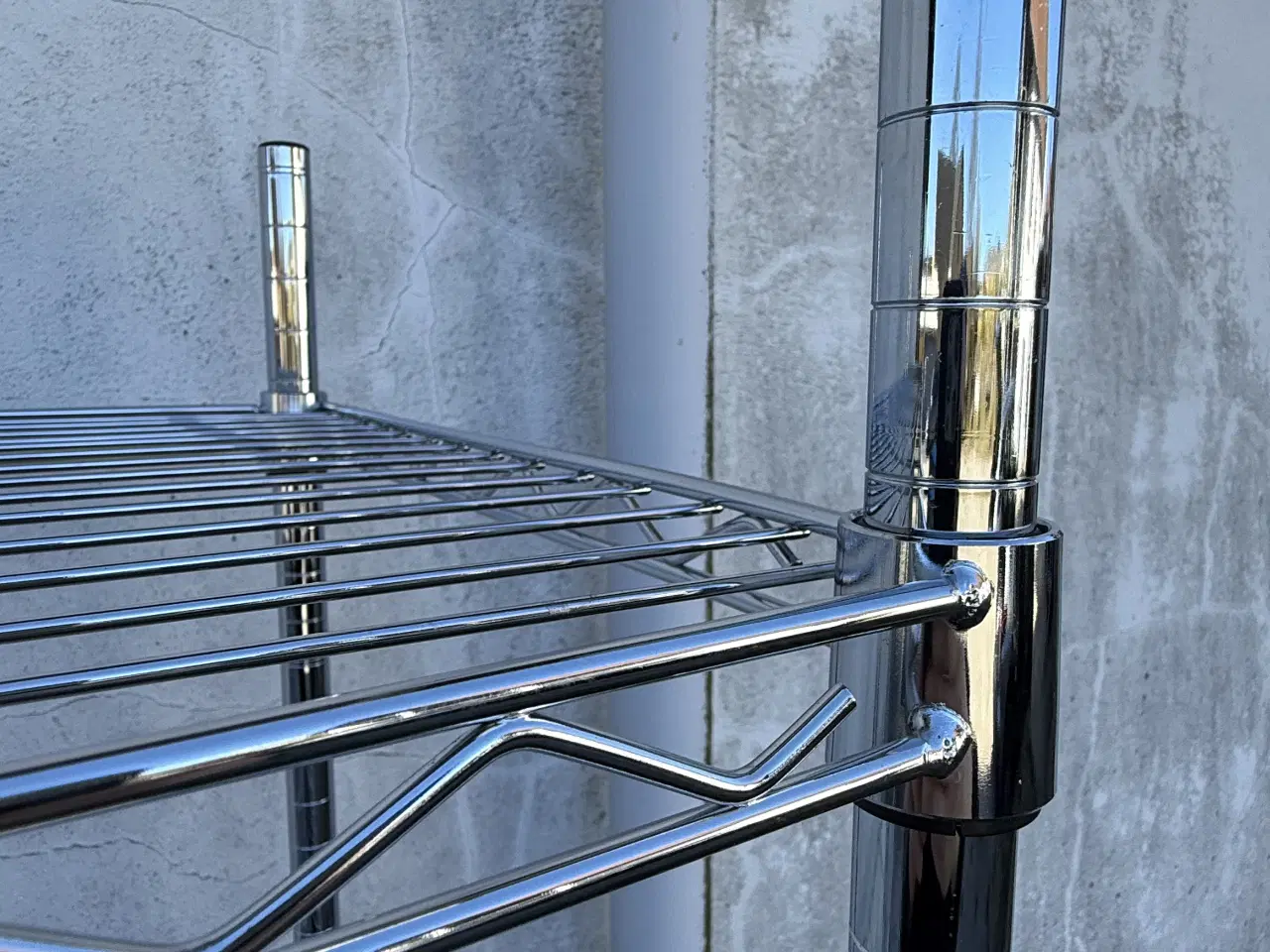 Billede 10 - 3 stk. VINDINGE Reol 6 hylder krom