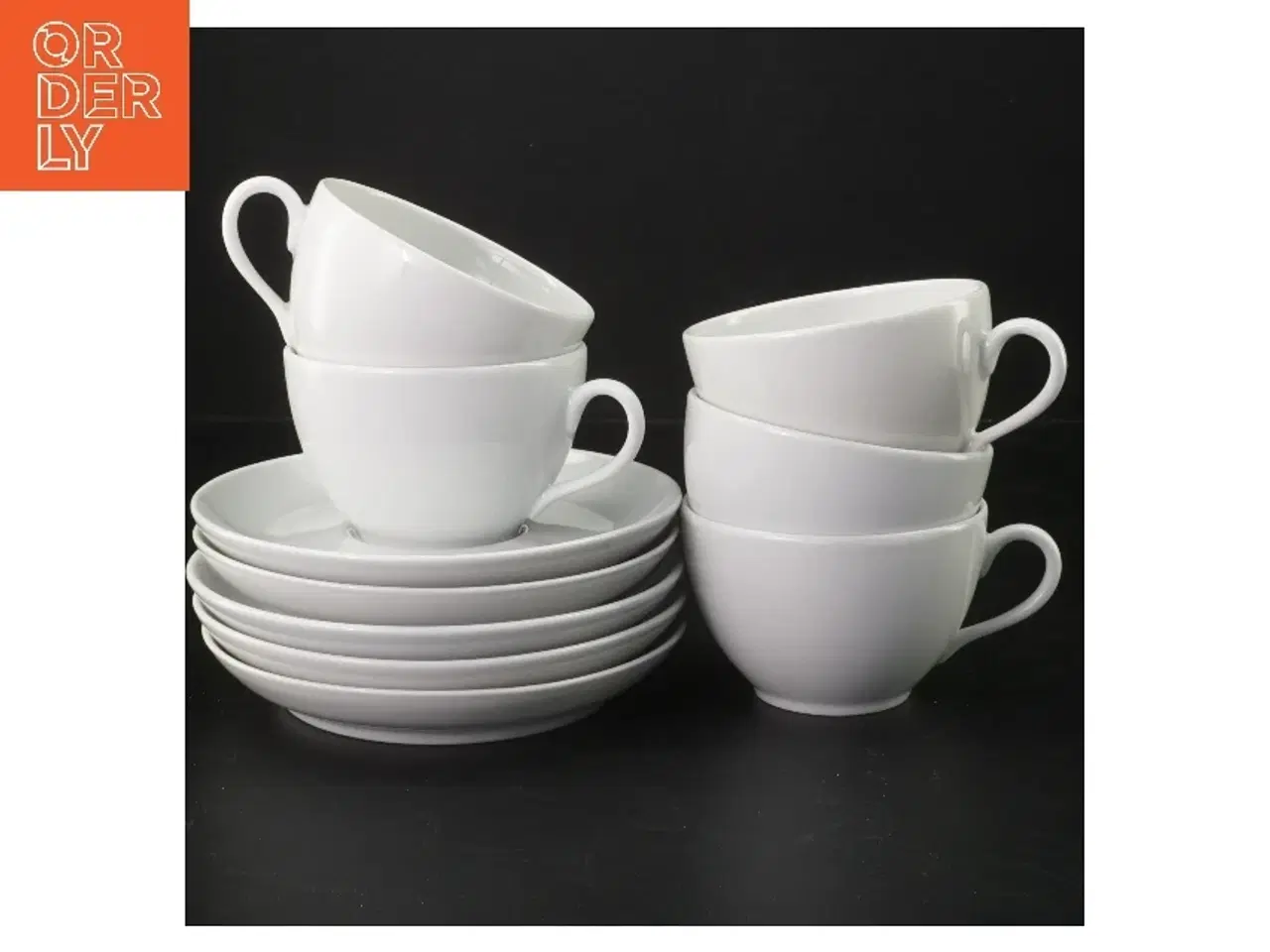 Billede 1 - 5 stk Pillivuyt Cecil kaffekopper (18 cl) med underkopper.