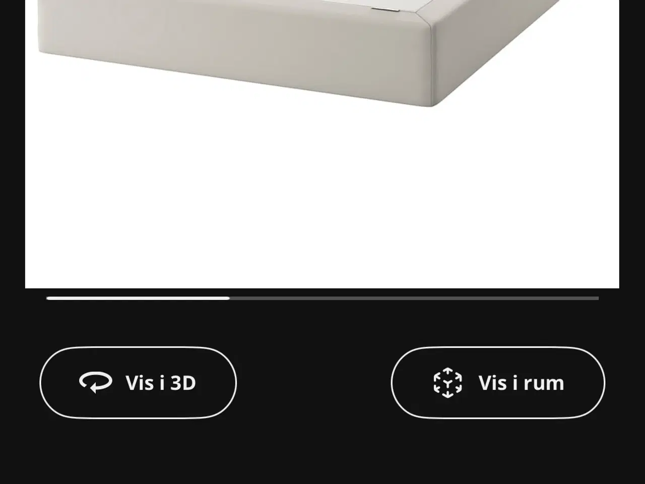 Billede 3 - Boxmadras og malm sengestel med 2 skuffer sælges