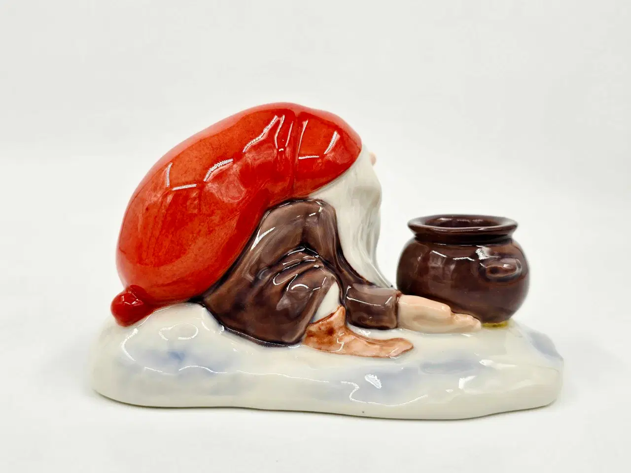 Billede 5 - Royal Copenhagen nisse med lysestage 1 sortering P