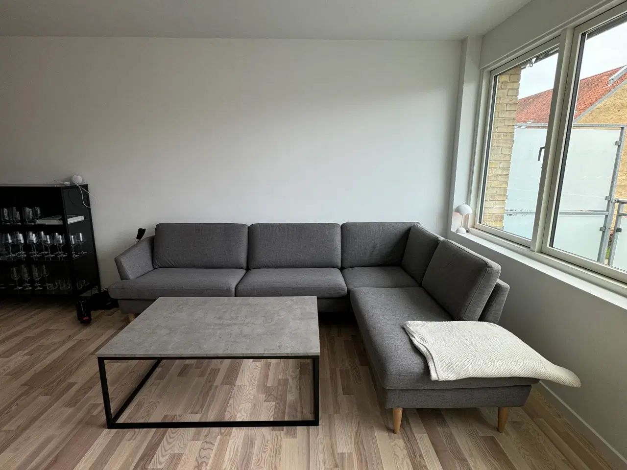 Billede 2 - 3-4 personers sofa med chaiselong 