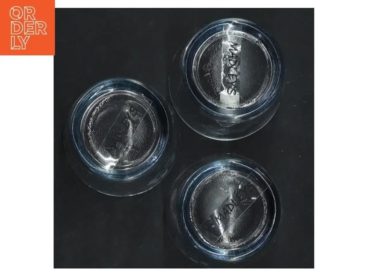 Billede 2 - Glas med mønster fra Madleys (str. 6x6 cm)