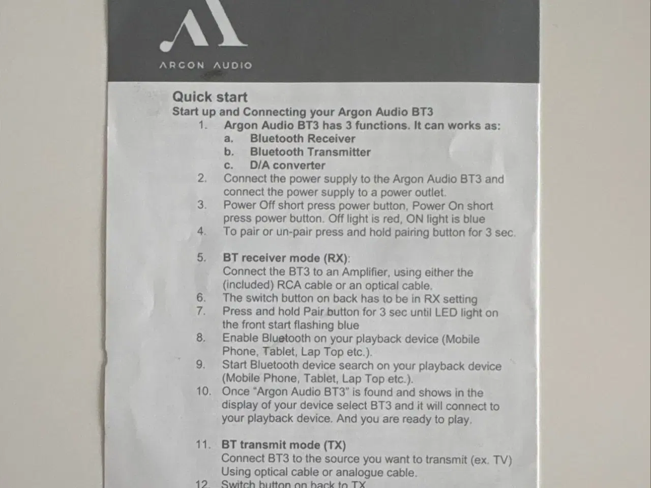 Billede 4 - Argon Audio BT3