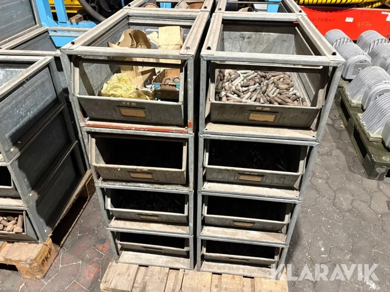 Billede 5 - Bolte og møtrikker inklusiv Opbevaringskasser - assorterede størrelse og type