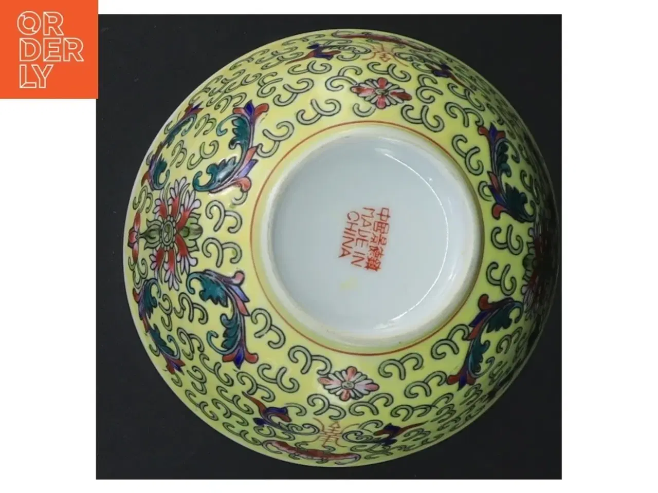 Billede 7 - Dekorativ skål med ske (str. Ø 11,5 cm)