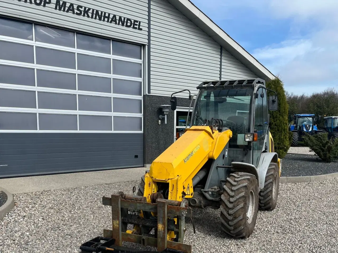 Billede 10 - Kramer 750T Allrad med pallegafler og adabter. Med teleskop-arm