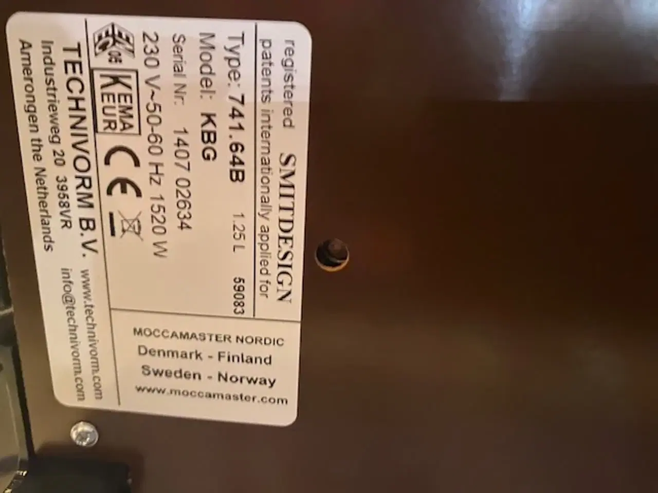 Billede 3 - Moccamaster Kaffemaskine
