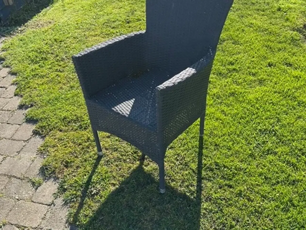 Billede 2 - 4 havestole i flet 