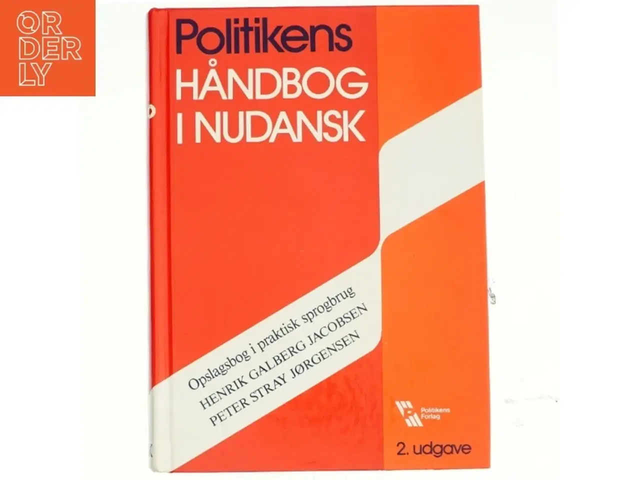 Billede 1 - Håndbog i nudansk af Henrik Galberg Jacobsen, Peter Stray Jørgensen (Bog)