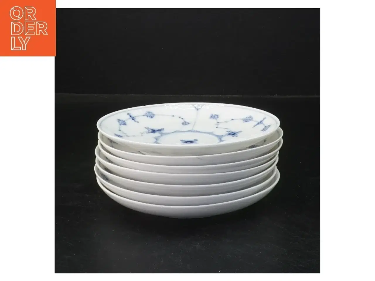 Billede 1 - Porcelænstallerkener, musselmalede, fra Royal Copenhagen (str. 14,5 cm)