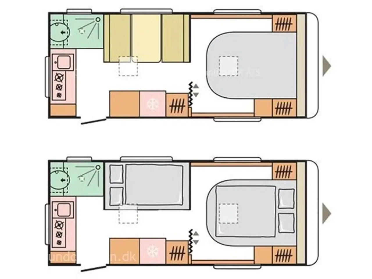 Billede 2 - 2023 - Adria Altea 542 PH Fremtræder som ny, QUEENS-SENG, m/MOVER + KLIMA mv.