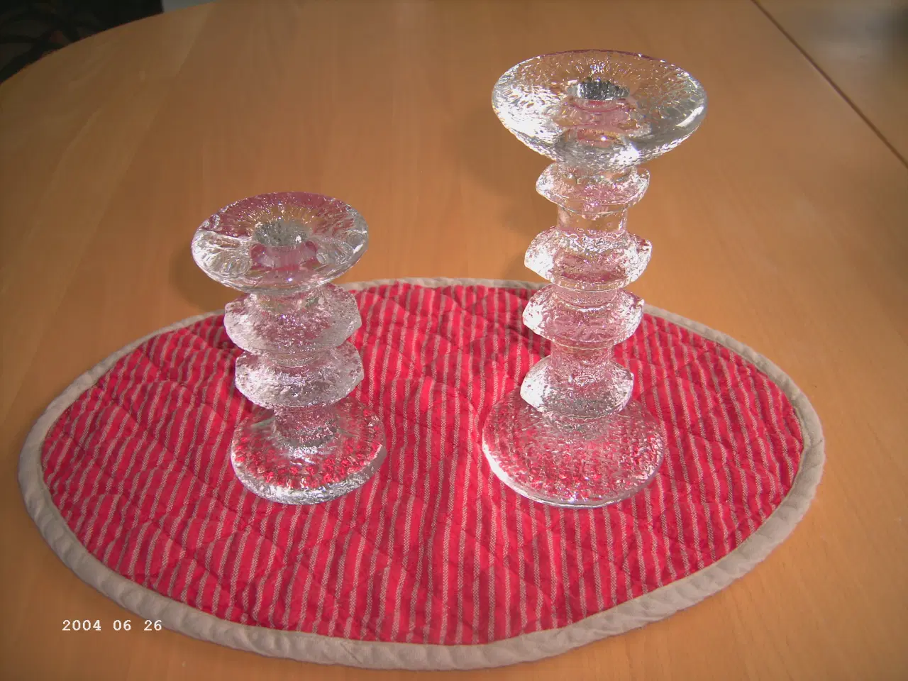 Billede 1 - Littala Festino glas lysestager