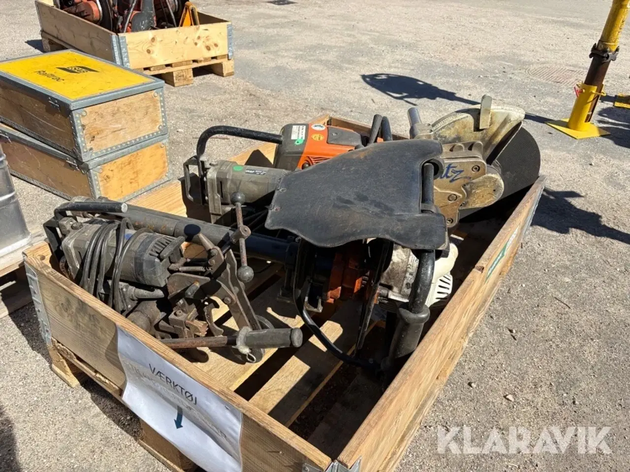 Billede 3 - Lot med Kapsav, Skinneboremaskine, cembre skinneboremaskine Geismar, Husqvarna