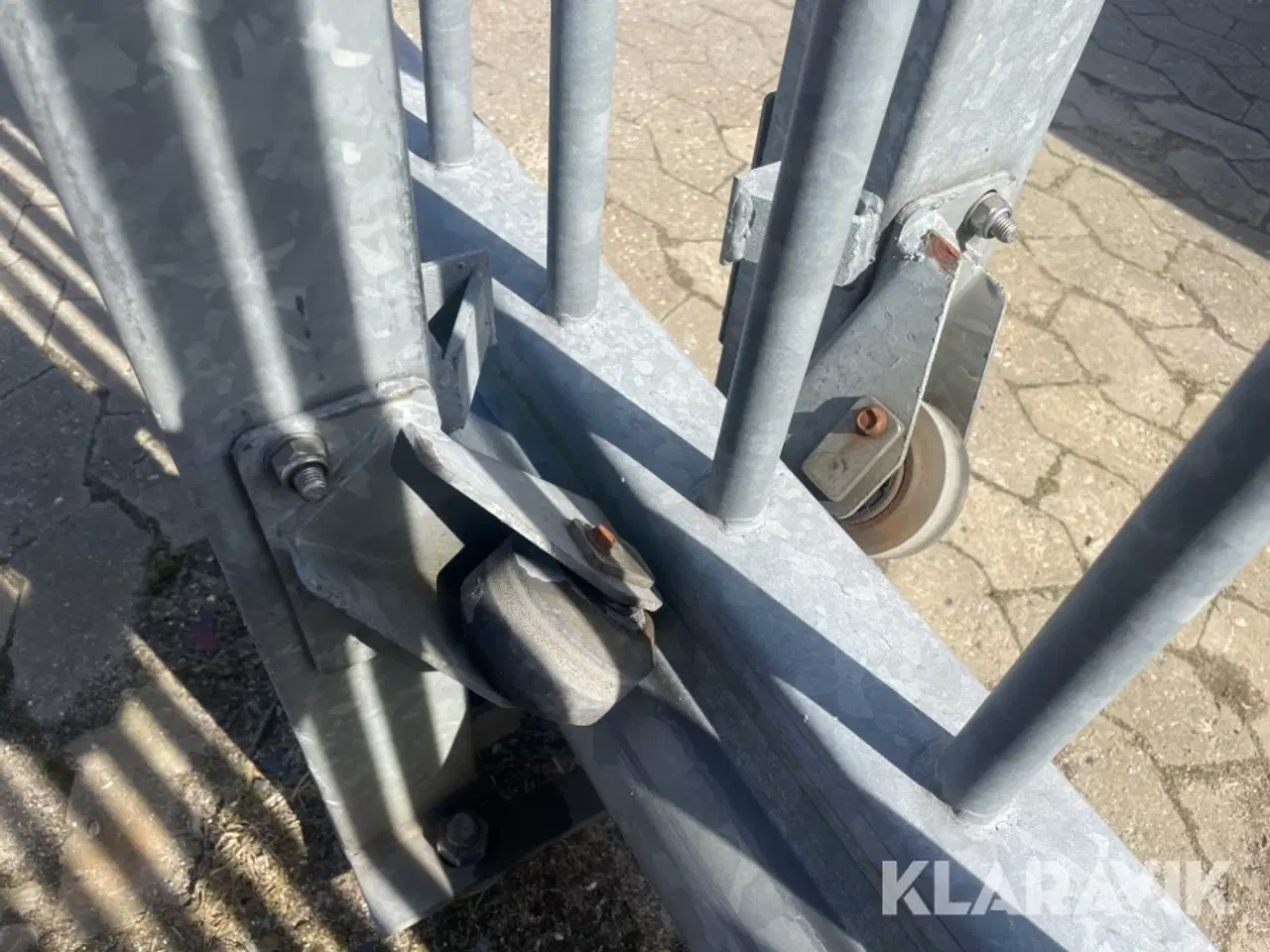 Billede 12 - Skydeport galvaniseret 10 meter