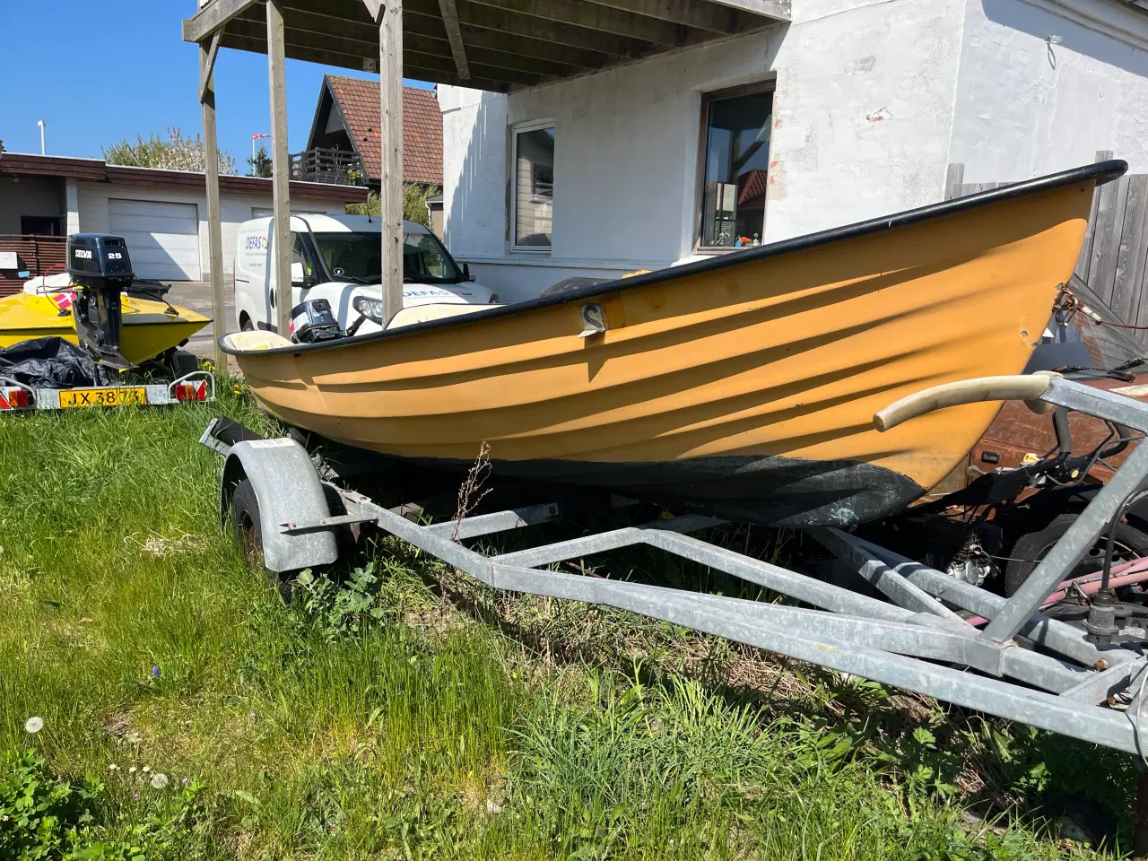 Billede 2 - Jolle med motor og trailer