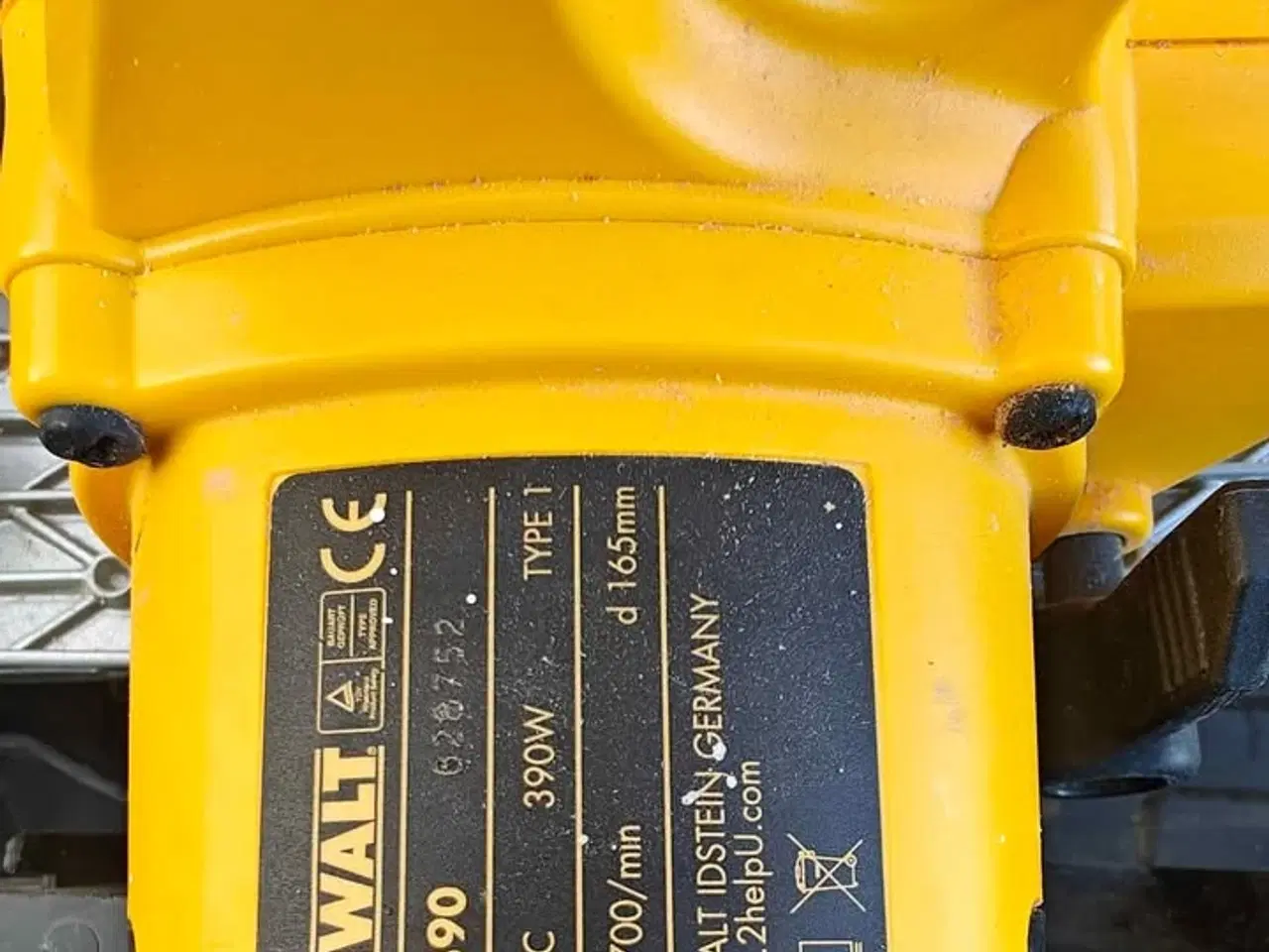 Billede 1 - Dewalt dc390 håndrundsav