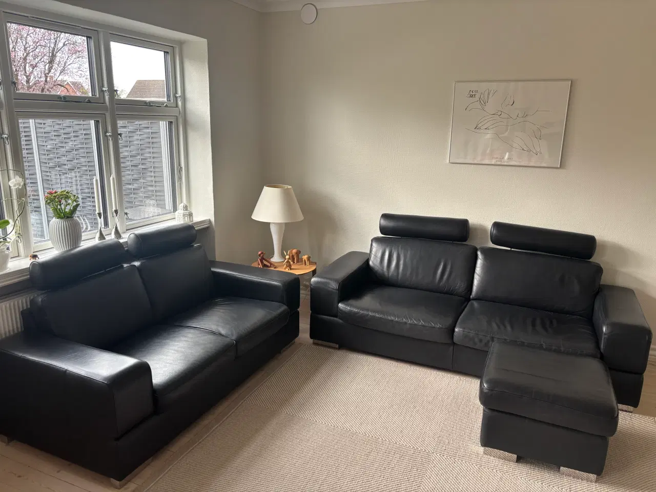 Billede 3 - 3 + 2 1/2 Pers. Lædersofaer 