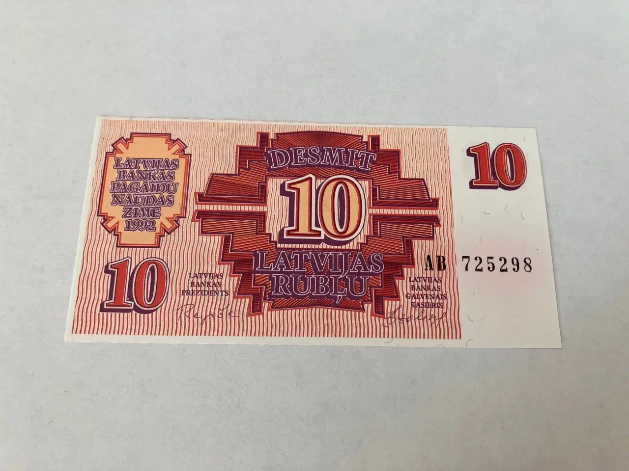 Billede 1 - 10 Rubli Latvia