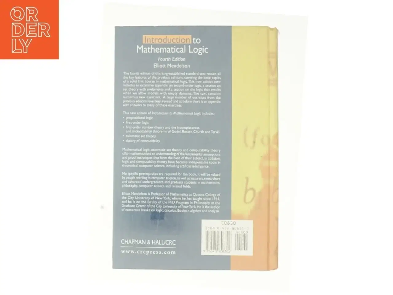 Billede 2 - Introduction to Mathematical Logic af Elliott Mendelson (Bog)